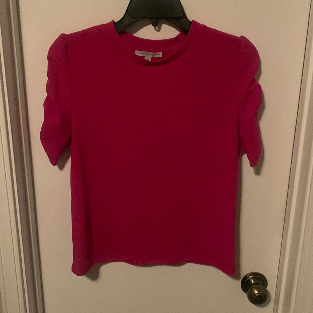 Fuchsia top